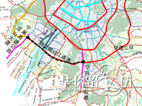 锦文路过江隧道高架规划(来自南京规划局网址)