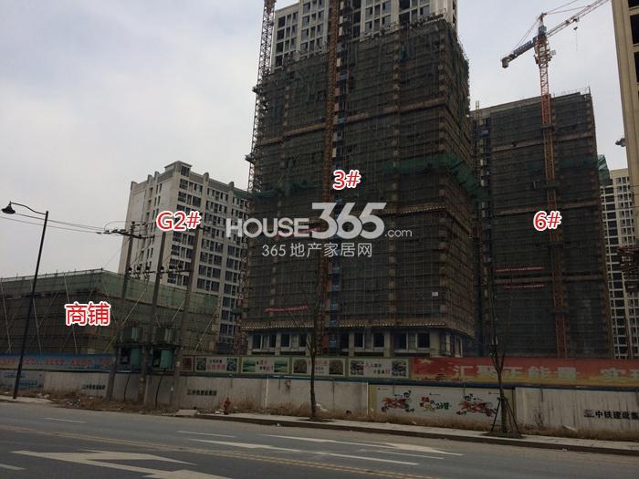保亿风景晨园3、6、G2号楼以及商铺施工进程图（2015.2）