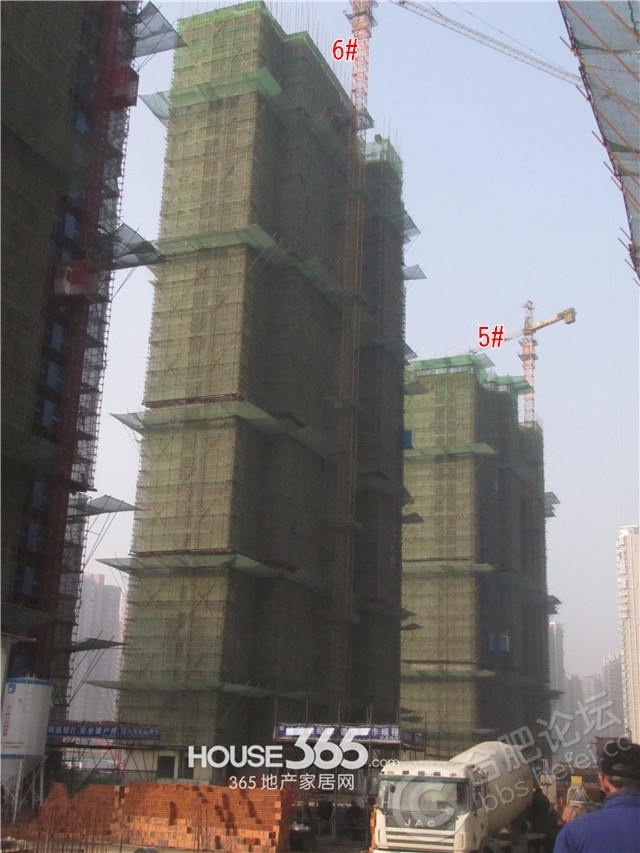 利港银河广场1月工程进度（2015.01.20）