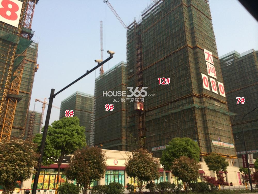 2015年4月下旬大家运河之星项目实景--7、8、9、12号楼