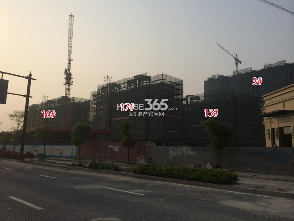 2015年4月下旬恒基旭辉府项目实景--3、15、16、17号楼