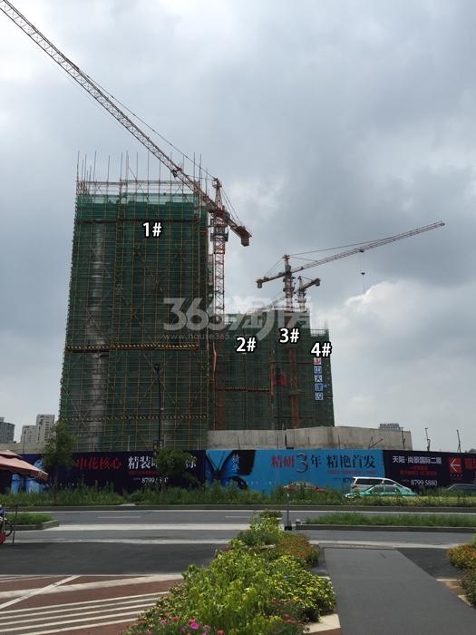 2015年7月天阳尚景国际项目实景--二期1-4号楼