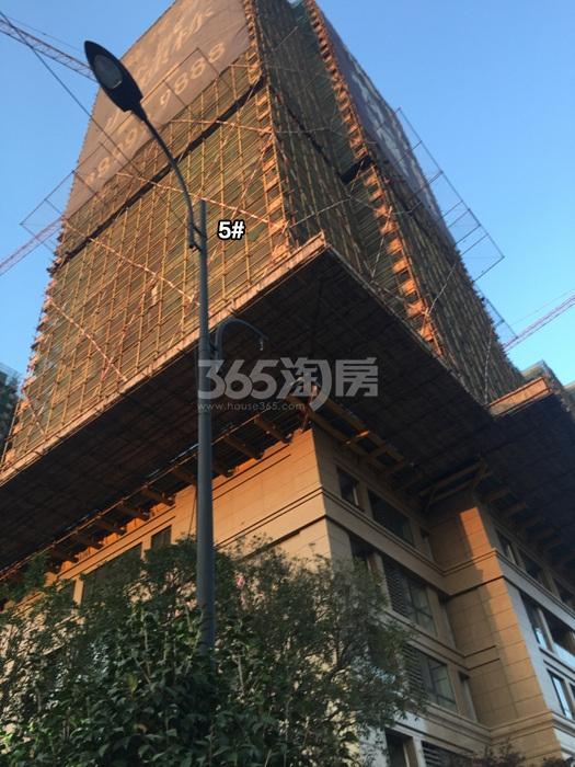 东晖龙悦湾项目高层5号楼施工进程图（2015.10）