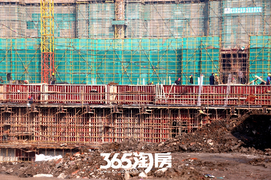 东方龙城清荷苑工程进度（2016年11月摄）