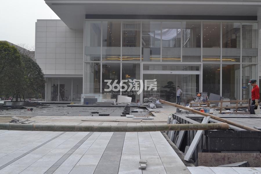 桂语江南现场售楼处在建实景图 2017年4月摄