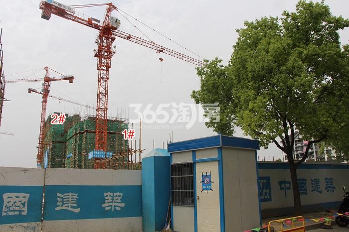 西房余杭公馆项目1、2号楼施工进程（2017.8）