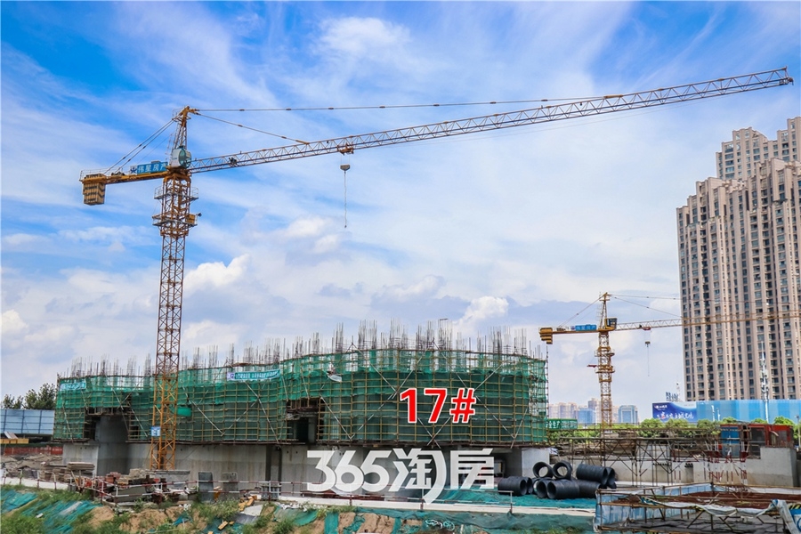 伟星长江之歌二期天誉17#工程进度（2019.8摄）