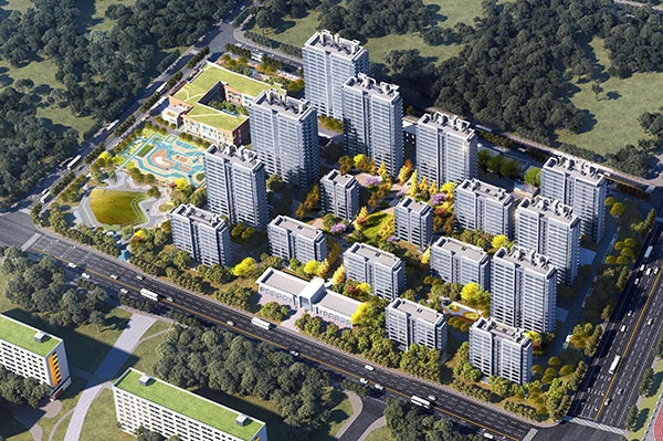 旭辉望江来鸟瞰图