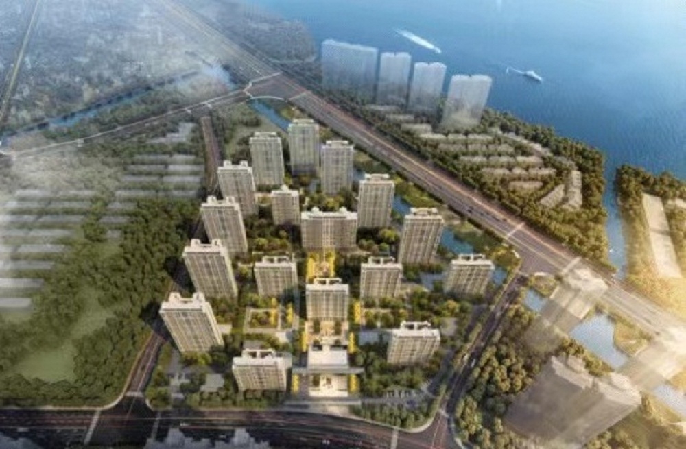 悦景水湾鸟瞰图