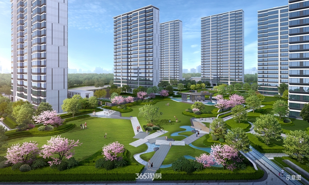 中心花园示意图